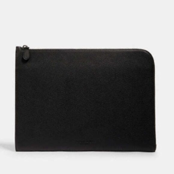 [COACH] L Zip Portfolio (black)